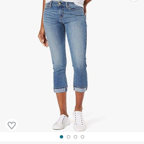 NWT Signature by Levis Womens Mid rise capri pants - Size 18 - Picture 5 of 11